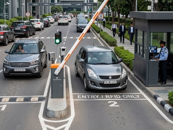 Parking barrier system