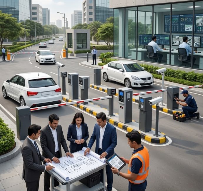 Premium parking facility managed by Parkon